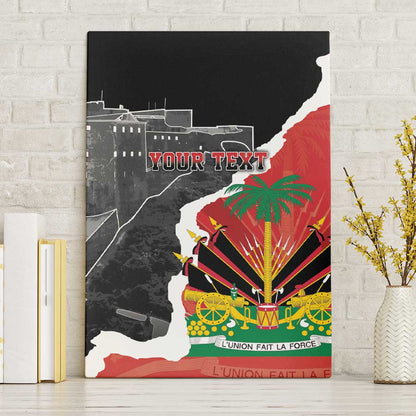 Personalized Haiti First Black Republic 1804 Canvas Wall Art Ayiti Citadel Laferriere