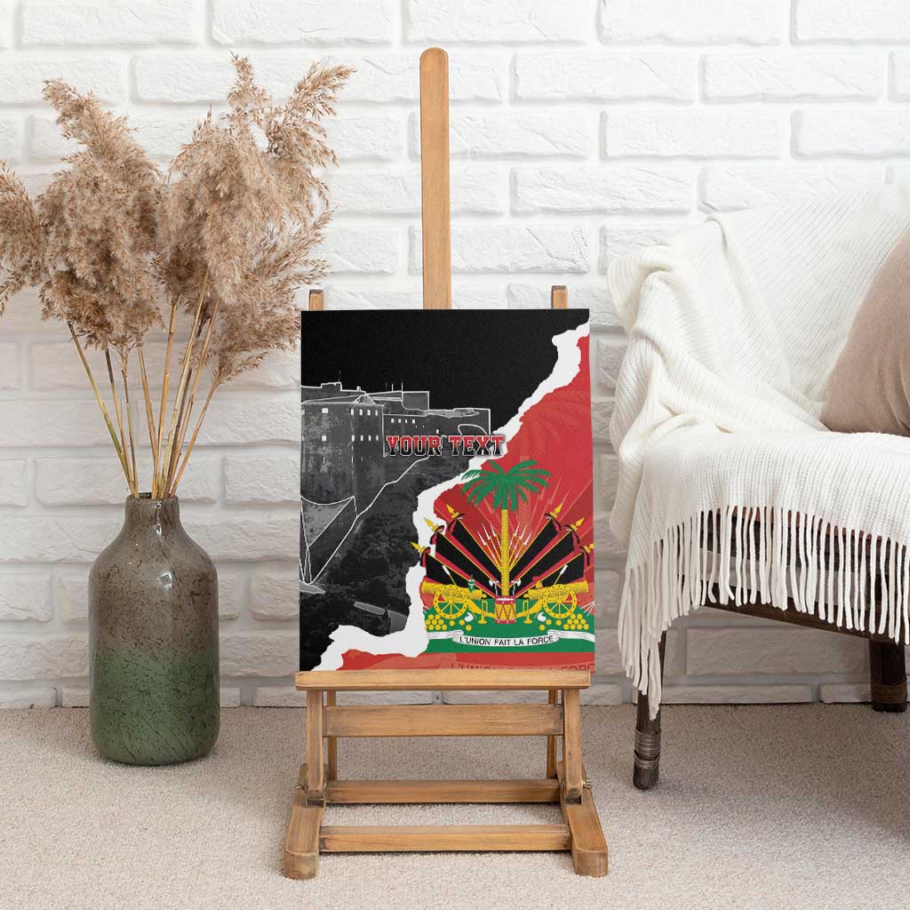 Personalized Haiti First Black Republic 1804 Canvas Wall Art Ayiti Citadel Laferriere
