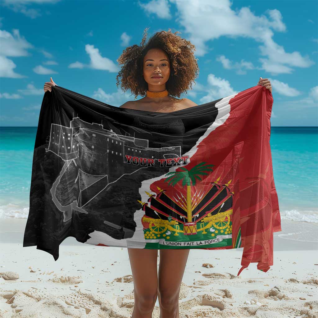 Personalized Haiti First Black Republic 1804 Sarong Ayiti Citadel Laferriere