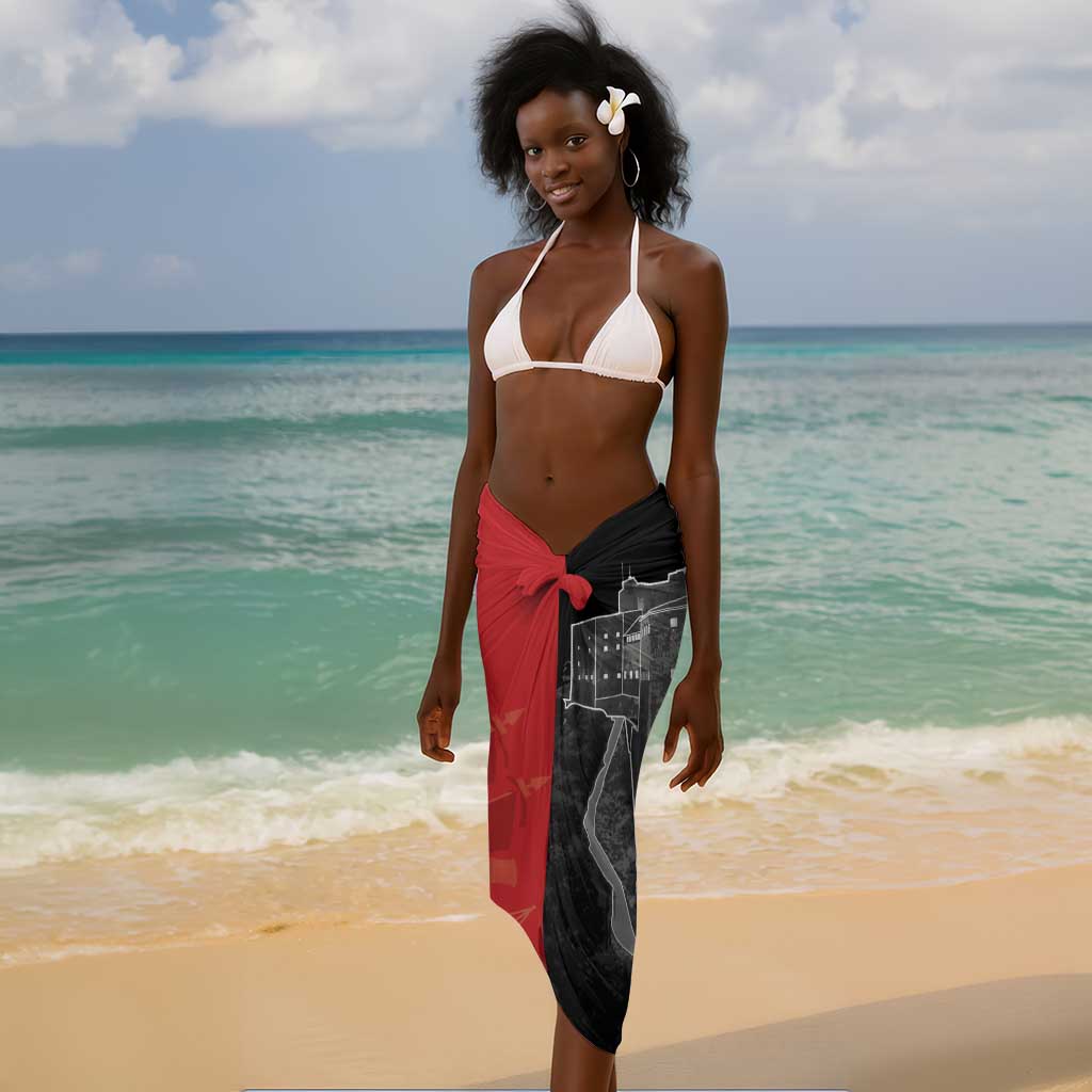 Personalized Haiti First Black Republic 1804 Sarong Ayiti Citadel Laferriere