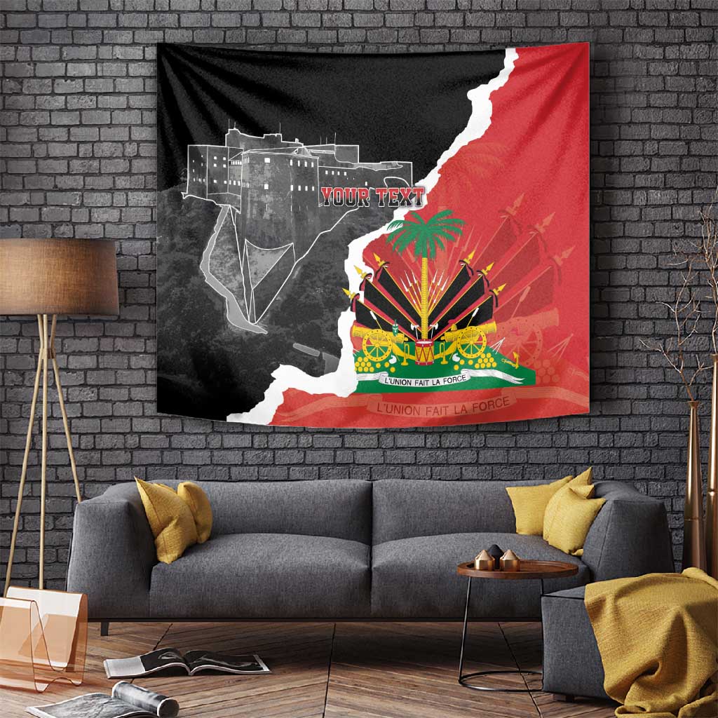 Personalized Haiti First Black Republic 1804 Tapestry Ayiti Citadel Laferriere
