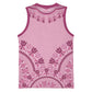 Afro Breast Cancer Awareness Dashiki Basketball Jersey Glamorous Pink LT7