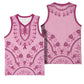 Afro Breast Cancer Awareness Dashiki Basketball Jersey Glamorous Pink LT7