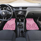 Afro Breast Cancer Awareness Dashiki Car Mats Glamorous Pink - African Pride