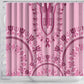Afro Breast Cancer Awareness Dashiki Shower Curtain Glamorous Pink - African Pride