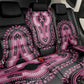 Breast Cancer Awareness Pink Ribbon Afro Back Car Seat Cover Dashiki Style - African Pride