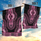 Breast Cancer Awareness Pink Ribbon Afro Garden Flag Dashiki Style - African Pride