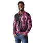 Breast Cancer Awareness Pink Ribbon Afro Long Sleeve Polo Shirt Dashiki Style - African Pride