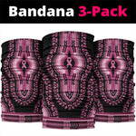 Breast Cancer Awareness Pink Ribbon Afro Neck Gaiter Dashiki Style LT7