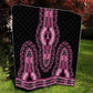Breast Cancer Awareness Pink Ribbon Afro Quilt Dashiki Style - African Pride
