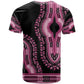 Breast Cancer Awareness Pink Ribbon Afro T shirt Dashiki Style - African Pride
