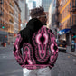 Breast Cancer Awareness Pink Ribbon Afro Zip Hoodie Dashiki Style - African Pride