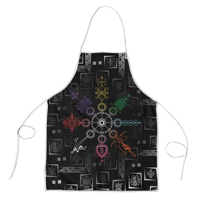 Afro Haiti Vodou Milokan Apron