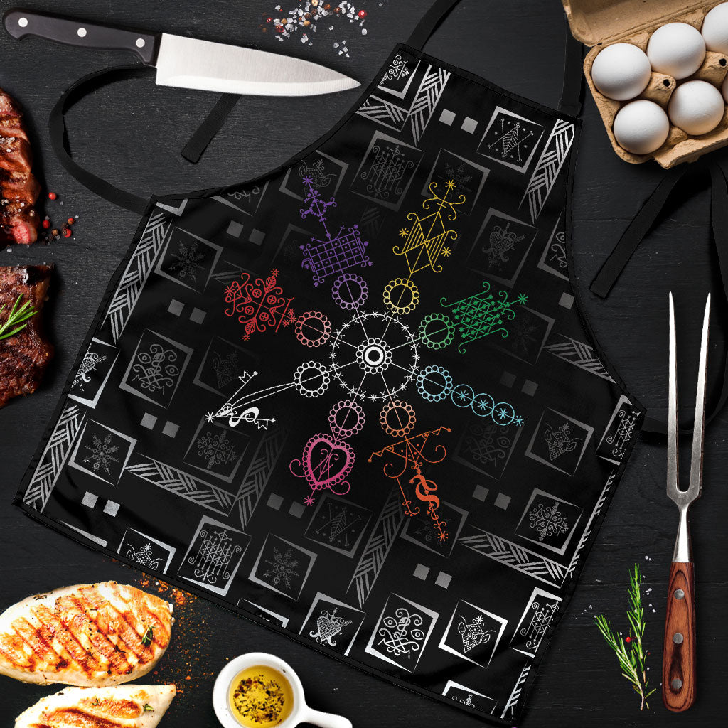 Afro Haiti Vodou Milokan Apron