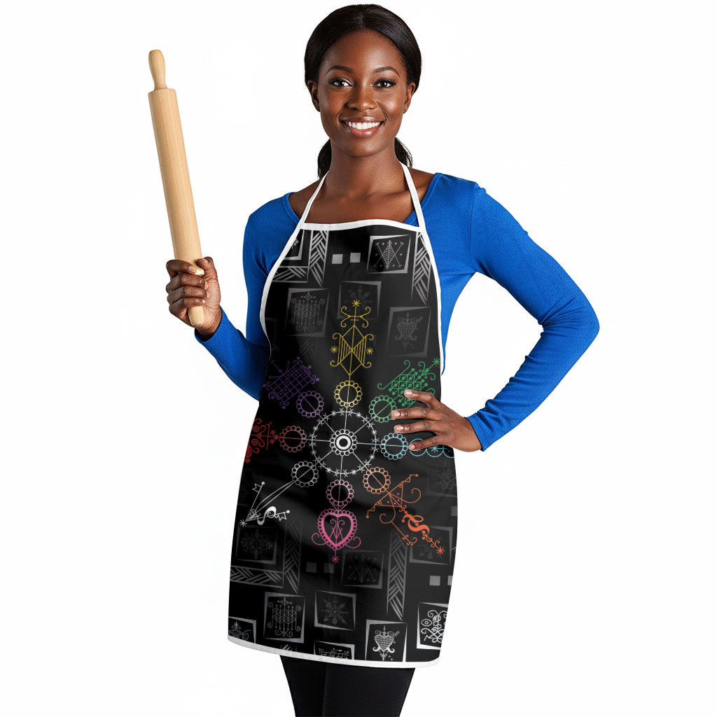Afro Haiti Vodou Milokan Apron
