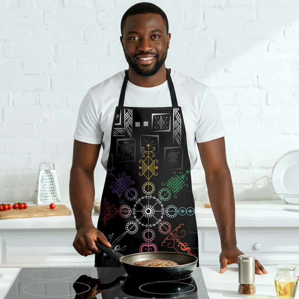 Afro Haiti Vodou Milokan Apron