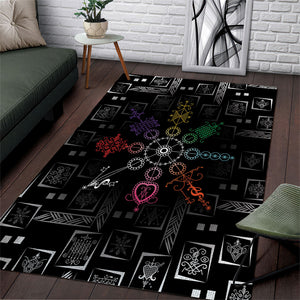 Afro Haiti Vodou Milokan Area Rug