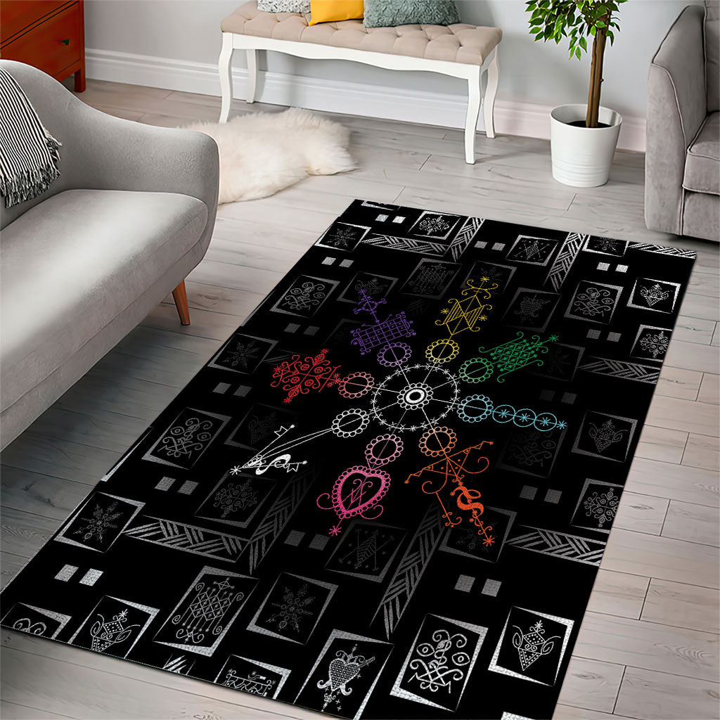 Afro Haiti Vodou Milokan Area Rug