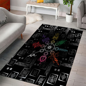 Afro Haiti Vodou Milokan Area Rug