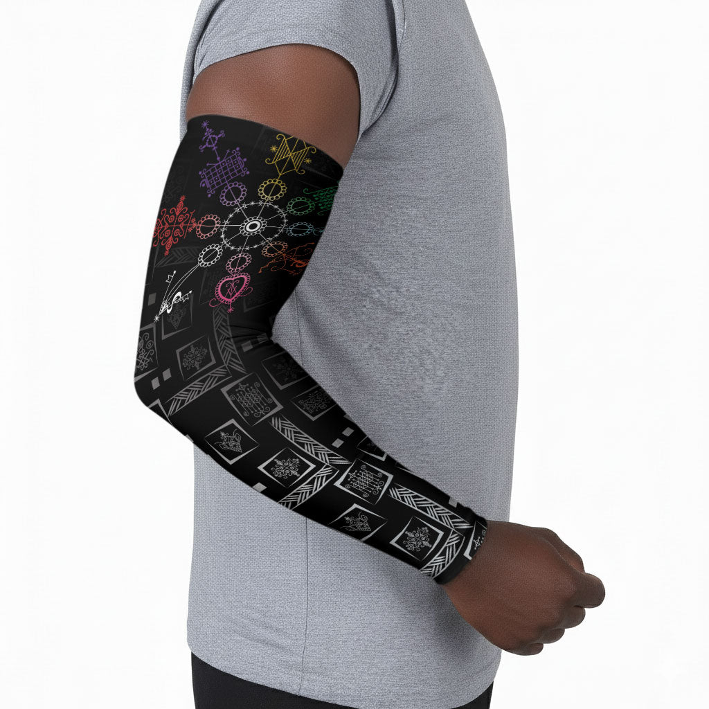 Afro Haiti Vodou Milokan Arm Sleeves