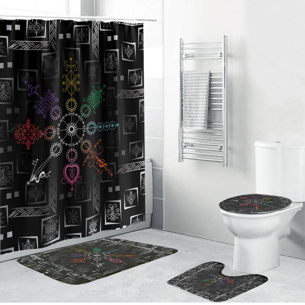 Afro Haiti Vodou Milokan Bathroom Set
