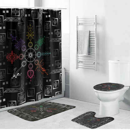 Afro Haiti Vodou Milokan Bathroom Set