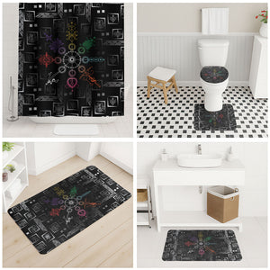 Afro Haiti Vodou Milokan Bathroom Set