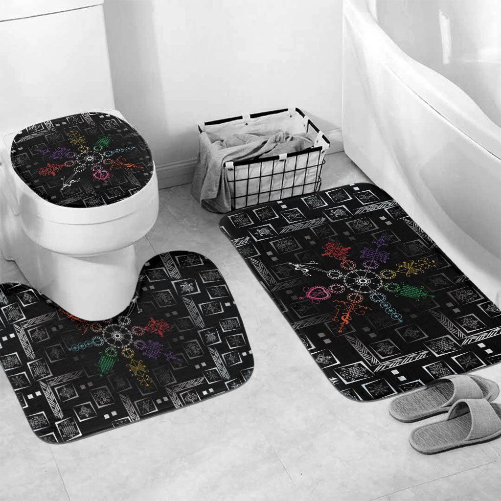 Afro Haiti Vodou Milokan Bathroom Set