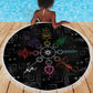 Afro Haiti Vodou Milokan Beach Blanket
