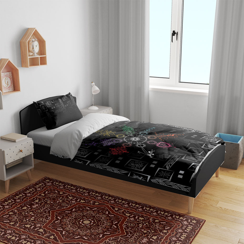 Afro Haiti Vodou Milokan Bedding Set