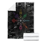 Afro Haiti Vodou Milokan Blanket