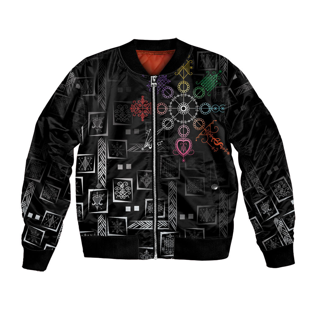 Afro Haiti Vodou Milokan Bomber Jacket