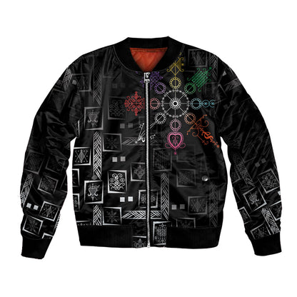 Afro Haiti Vodou Milokan Bomber Jacket