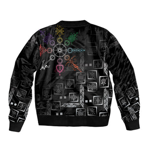 Afro Haiti Vodou Milokan Bomber Jacket