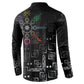 Afro Haiti Vodou Milokan Button Sweatshirt