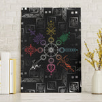 Afro Haiti Vodou Milokan Canvas Wall Art