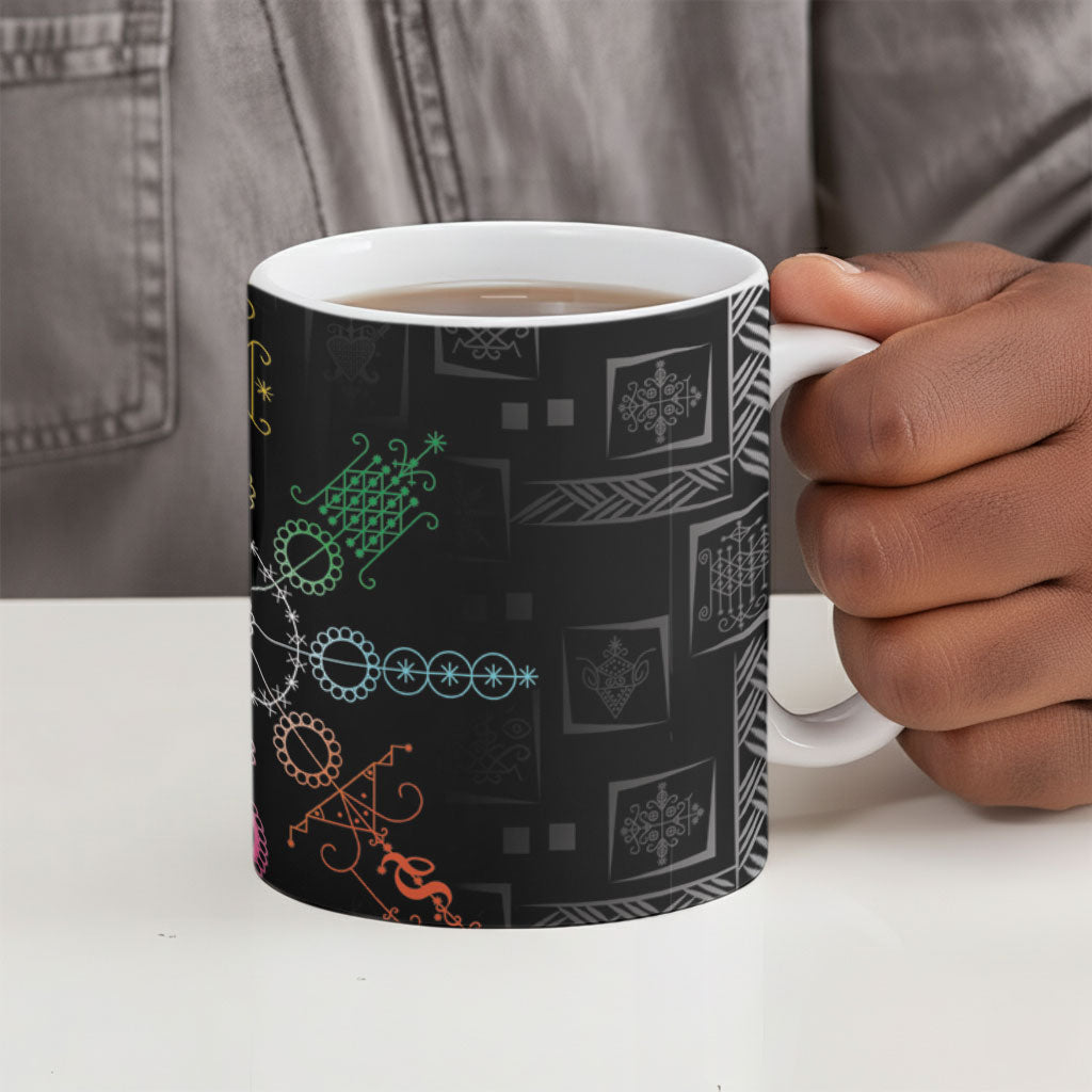 Afro Haiti Vodou Milokan Ceramic Mug