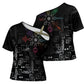 Afro Haiti Vodou Milokan Cross Shoulder Shirt