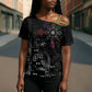 Afro Haiti Vodou Milokan Cross Shoulder Shirt