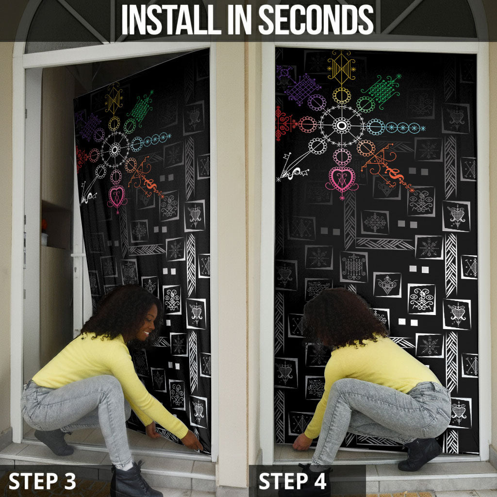 Afro Haiti Vodou Milokan Door Cover