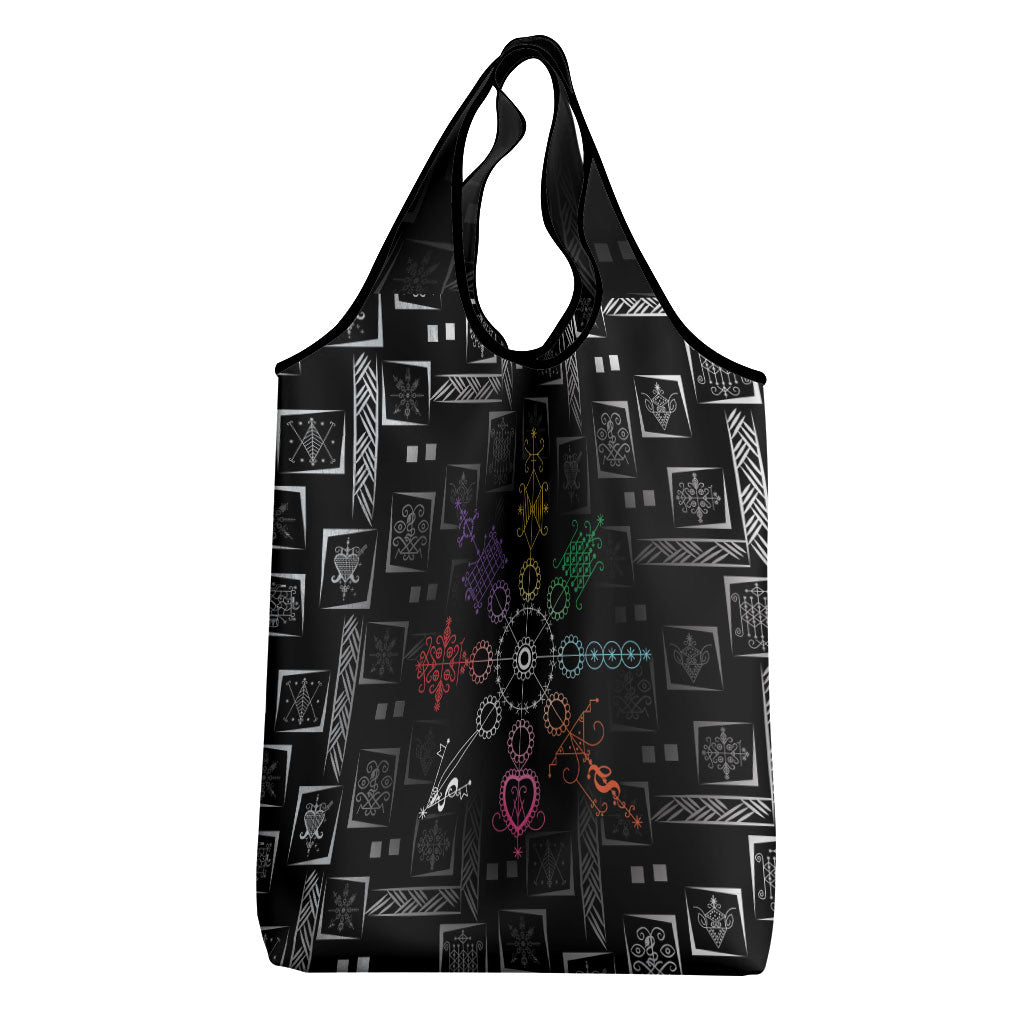Afro Haiti Vodou Milokan Grocery Bag