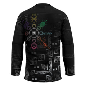 Afro Haiti Vodou Milokan Hockey Jersey