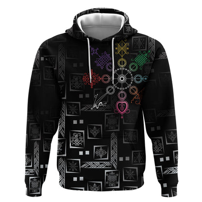 Afro Haiti Vodou Milokan Hoodie