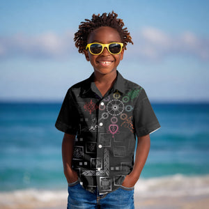 Afro Haiti Vodou Milokan Kid Hawaiian Shirt