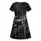 Afro Haiti Vodou Milokan Kid Short Sleeve Dress