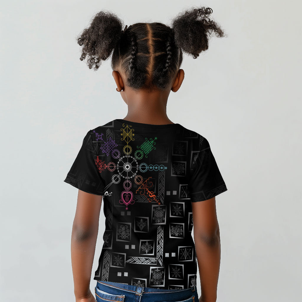 Afro Haiti Vodou Milokan Kid T shirt