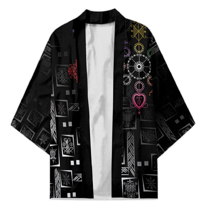 Afro Haiti Vodou Milokan Kimono
