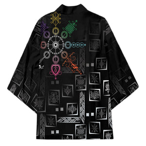 Afro Haiti Vodou Milokan Kimono