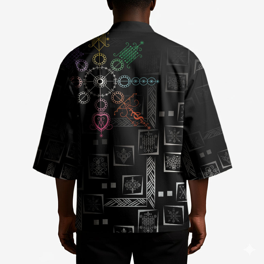 Afro Haiti Vodou Milokan Kimono