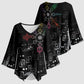 Afro Haiti Vodou Milokan Kimono Sleeve Blouse